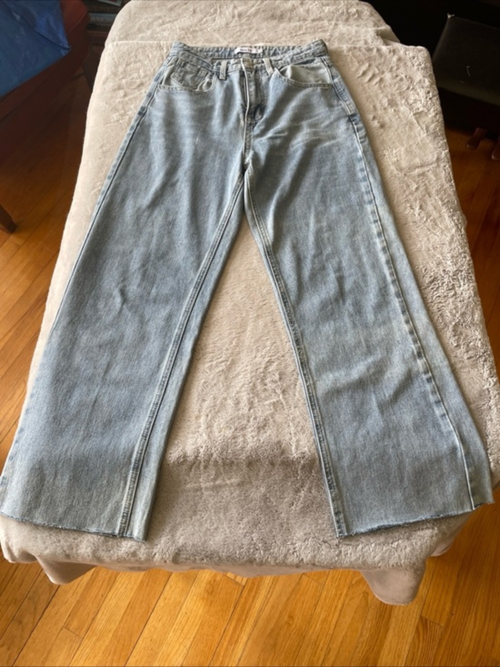 Wide Leg Light Wash Women's Jeans